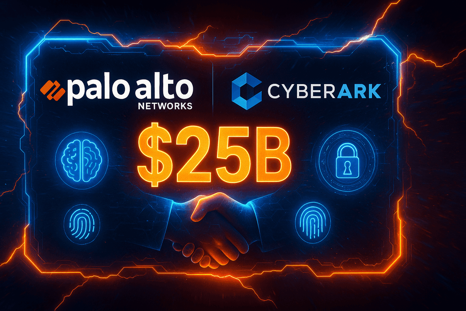 Palo Alto Networks Acquire CyberArk for $25B